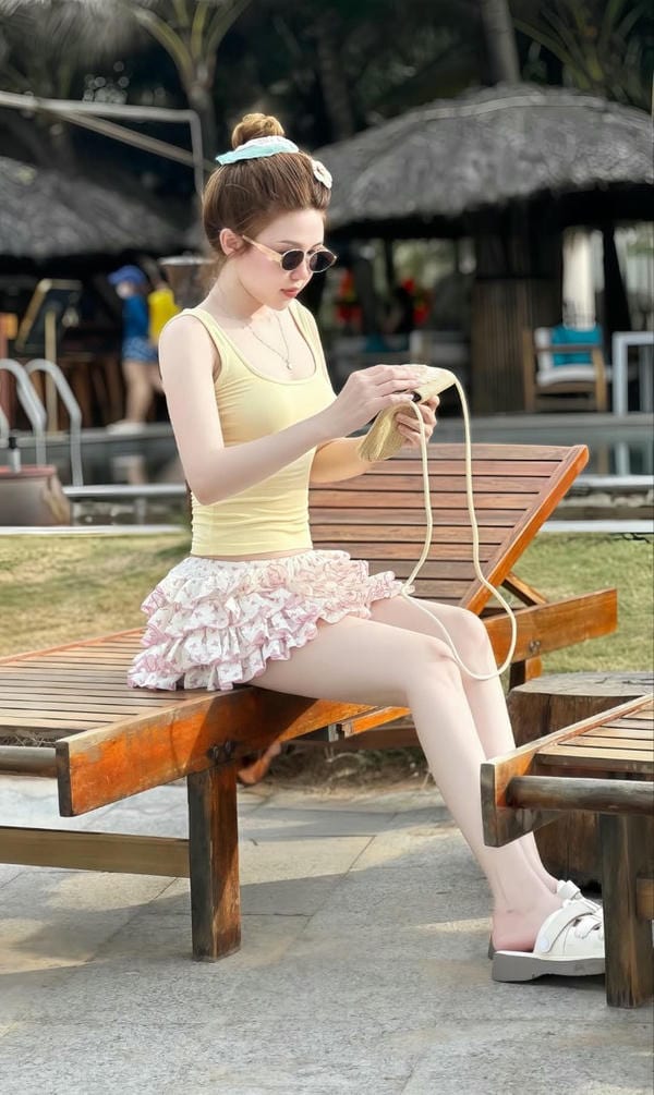 Ảnh gái đẹp che mặt cực xinh tươi