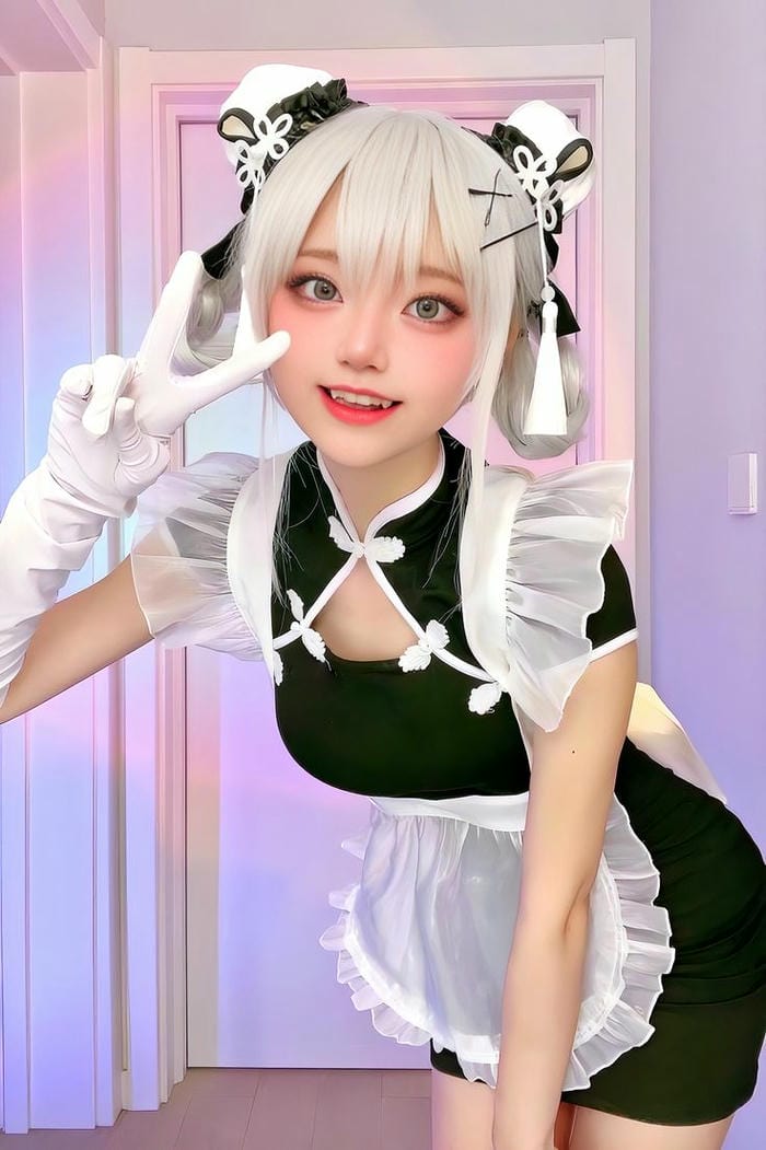 Ảnh gái xinh cosplay hầu gái 1 Ảnh gái xinh cosplay hầu gái 1