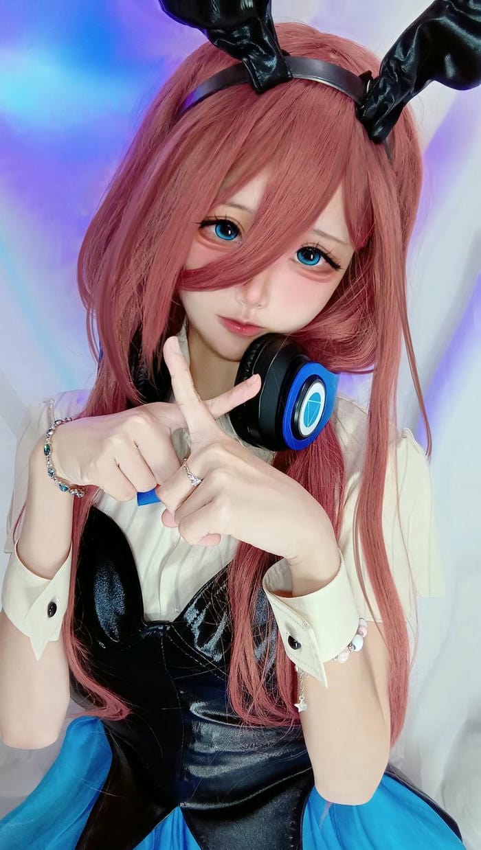 Ảnh gái xinh cospplay thỏ đen cá tính và phong cách Ảnh gái xinh cospplay thỏ đen cá tính và phong cách