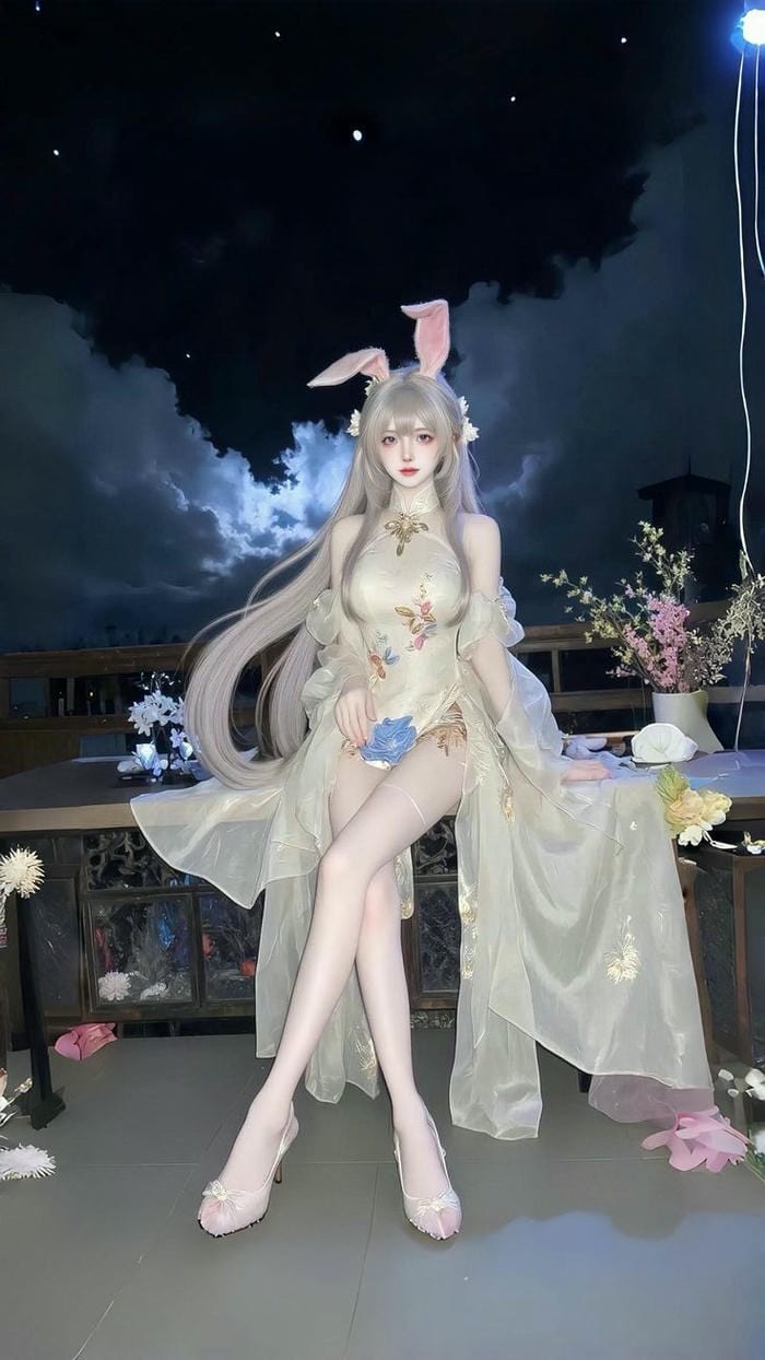 Ảnh gái xinh cospplay thỏ xinh Ảnh gái xinh cospplay thỏ xinh