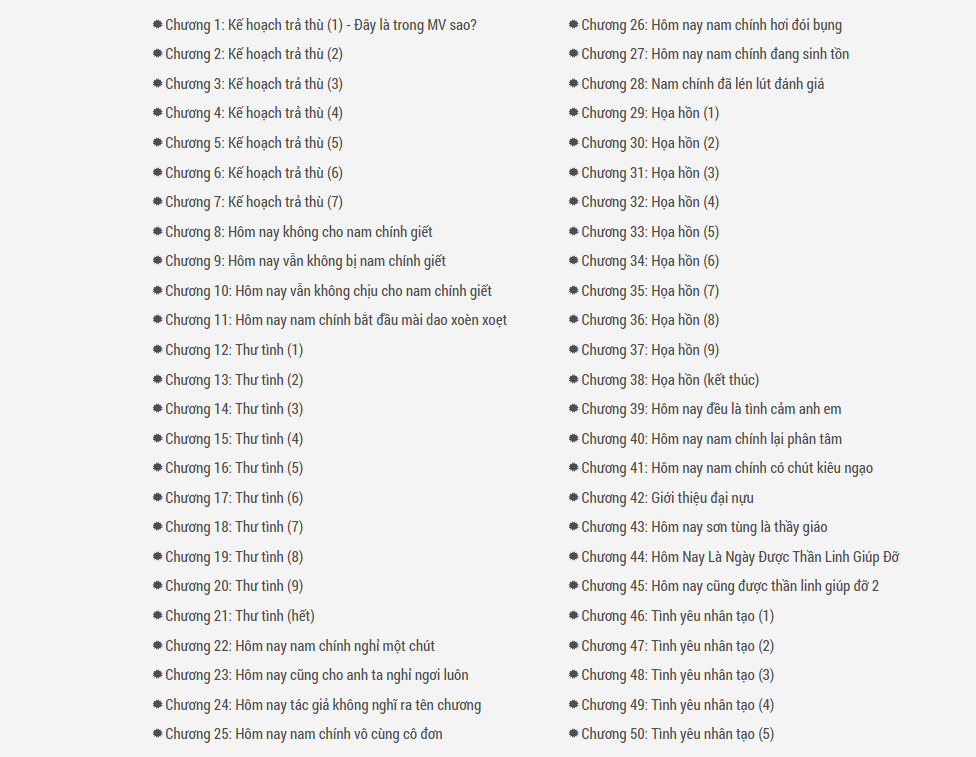 Fanfic đã hoàn thành với 54 chương Fanfic đã hoàn thành với 54 chương