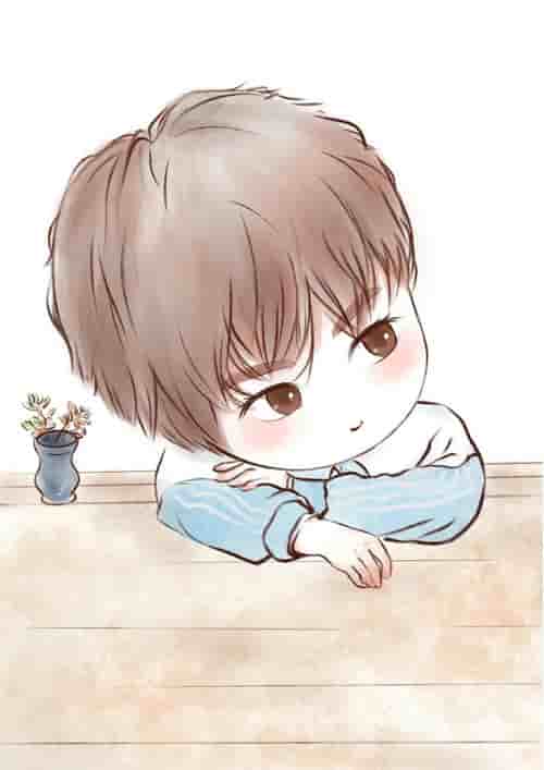 chibi girl short hair chibi girl short hair