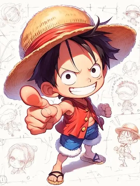 ảnh one piece chibi