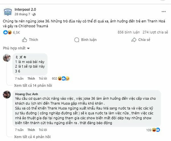 36 đã trở thành công cụ troll quen thuộc xuất hiện nhan nhản 36 đã trở thành công cụ troll quen thuộc xuất hiện nhan nhản