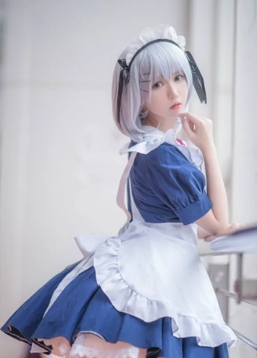 Ảnh gái cosplay trang phục hầu gái Ảnh gái cosplay trang phục hầu gái