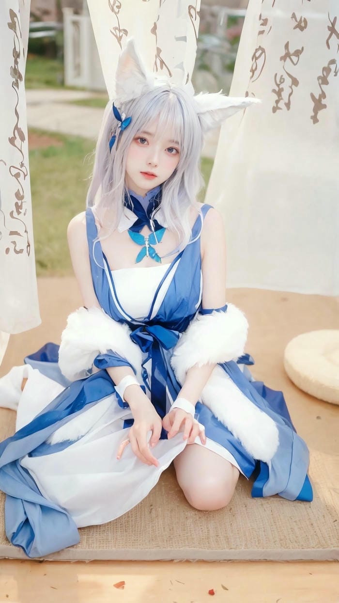Ảnh gái xinh cosplay hồ ly dễ thương Ảnh gái xinh cosplay hồ ly dễ thương