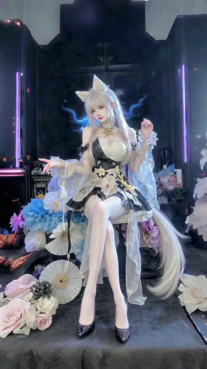 Ảnh gái xinh cosplay hồ ly thư sinh Ảnh gái xinh cosplay hồ ly thư sinh