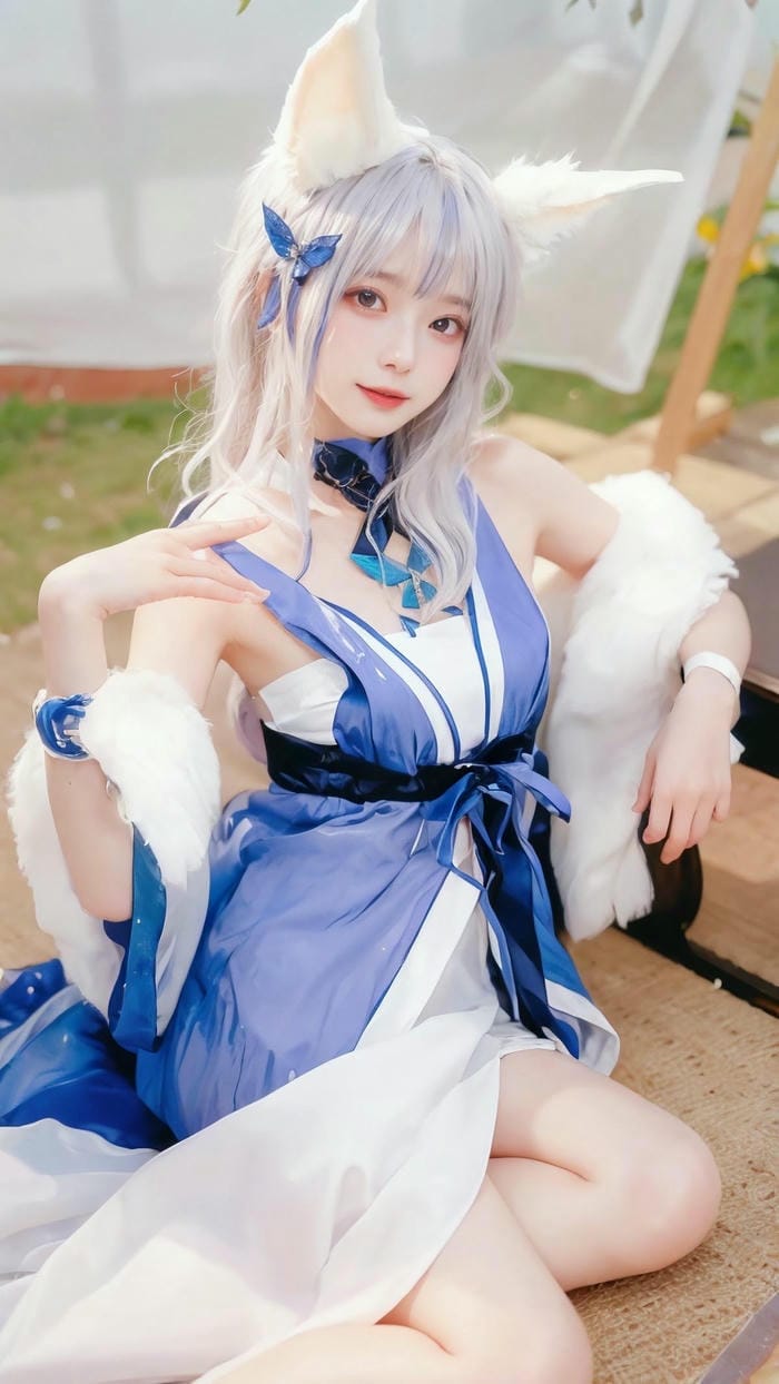 Gái xinh cosplay hồ ly 5 Gái xinh cosplay hồ ly 5