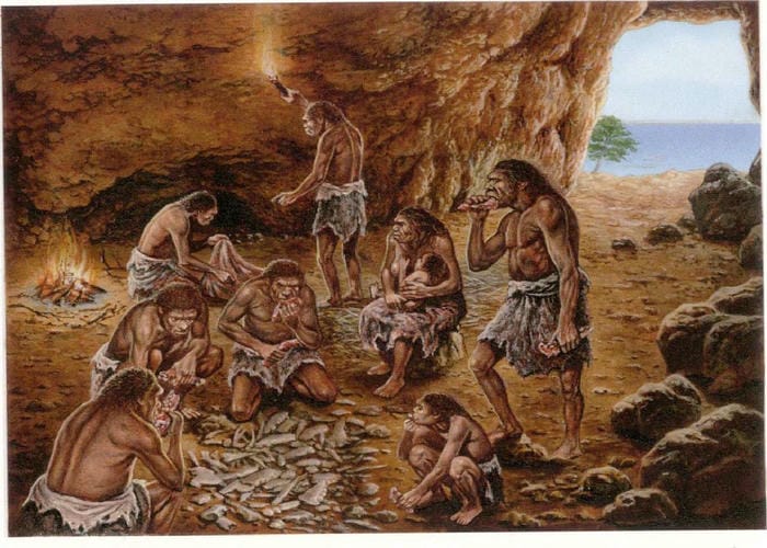 Người tối cổ thường sống trong hang động, mái đá hoặc ven sông suối để tiện cho việc lấy nước và tìm thức ăn. Người tối cổ thường sống trong hang động, mái đá hoặc ven sông suối để tiện cho việc lấy nước và tìm thức ăn.