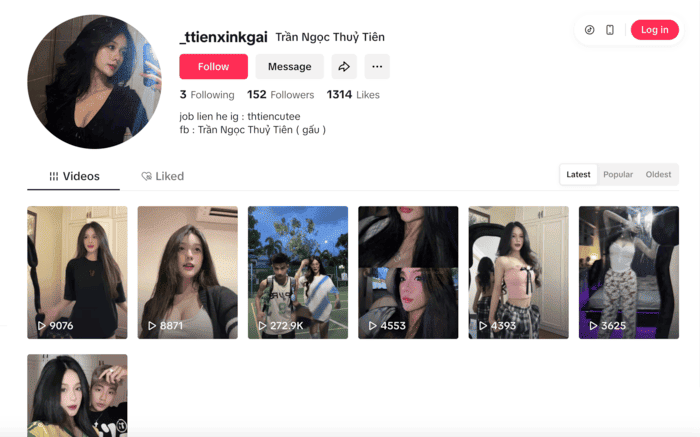 Trần Ngọc Thuỷ Tiên ghi điểm bằng những clip bắt trend, vũ điệu sexy và thần thái chuẩn “idol mạng xã hội” Trần Ngọc Thuỷ Tiên ghi điểm bằng những clip bắt trend, vũ điệu sexy và thần thái chuẩn “idol mạng xã hội”