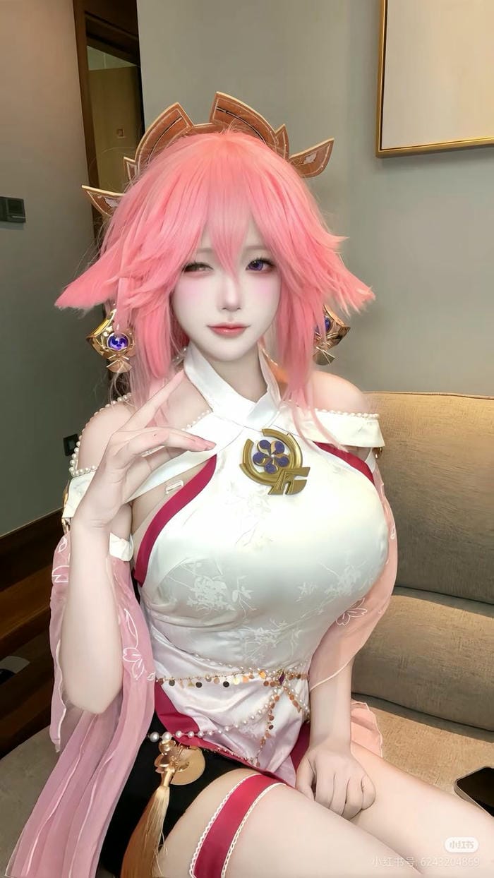 gái xinh cosplay genshin ngây thơ gái xinh cosplay genshin ngây thơ