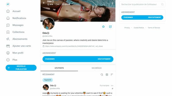 Người dùng phải trả phí để xem album trên OnlyFans Người dùng phải trả phí để xem album trên OnlyFans