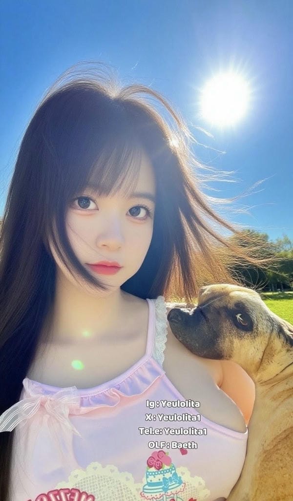 YeuLolita tên thật là Lê Thương Huyền sinh năm 2003